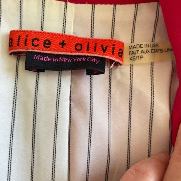 Alice+Olivia Pink Blazer/Jacket Size XS - Picture 5 of 7